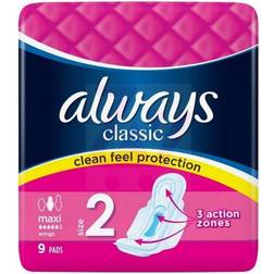 Always Classic Maxi with Wings 9-pak