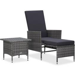 vidaXL 310233 Lounge-Set, 1 Tisch einschl. 1 Stühle