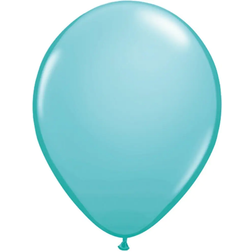 Qualatex Latex Ballons 11 Inch Round Plain Caribbean Blue 100-Pack