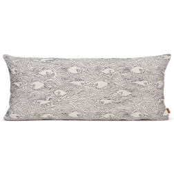 ferm LIVING Stream Komplet pyntepude Hvid (90x40cm)