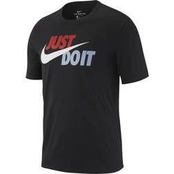 NIKE SportswearJDI Men's T-shirt - Black/Mystic Red/Platinum Tint