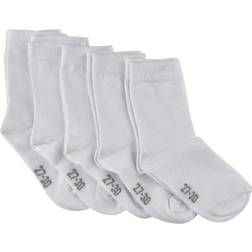 Minymo Socks 5-pack - White (5077-100)