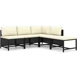 vidaXL 3059781 Lounge-Set, Tisch einschl. 4 Sofas