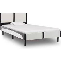 vidaXL Bed with Memory Foam Mattress 68cm Bettrahmen 90x200cm