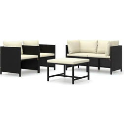 vidaXL 3059780 Loungesæt, 1 borde inkl. 4 sofaer