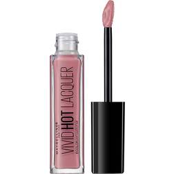 Maybelline Rouge à lèvres Liquide Couleur Sensationnel Vivid Hot Lacqué Ombre 66 Trop Mignon Nu Rose