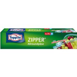 Toppits DFP Zipbeutel 12Stk. 3L