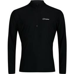 Berghaus 24/7 Long Sleeve Zip Base Layer T-shirt - Black