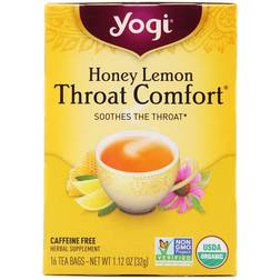 Yogi Honey Lemon Throat Comfort Tea 1.129oz 16