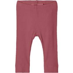 Name It Rib Leggings - Pink/Deco Rose (13183232)