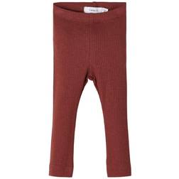 Name It Rib Leggings - Red/Spiced Apple (13183232)