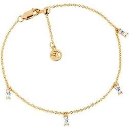 Sif Jakobs Princess Anklet - Gold/Transparent