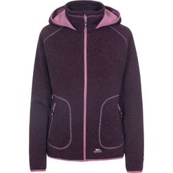 Trespass Splendor Hooded Fleece Jacket - Dark Mauve