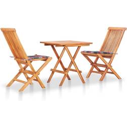 vidaXL 3063238 Café-Set, 1 Tisch einschl. 2 Stühle