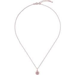 Ted Baker Crystal Mini Button Necklace - Rose Gold