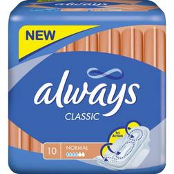 Always Classic Normal with Wings 10-pak