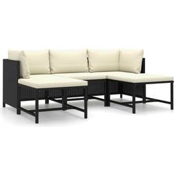 vidaXL 3059779 Lounge-Set, Tisch einschl. 3 Sofas