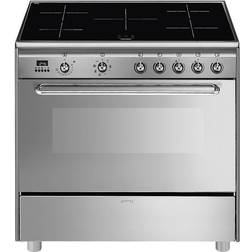 Smeg SCD90IMX9-1 Hvid, Rustfrit stål