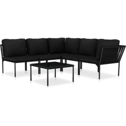 vidaXL 48591 Loungeset, 1 Bord inkl. 5 Soffor