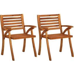 vidaXL 310629 2-pack Garden Dining Chair