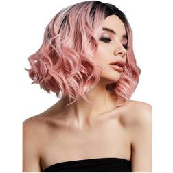 Smiffys Fever Kourtney Wig Baby Pink