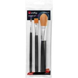 Smiffys Cosmetic Brush Set Pack of 3