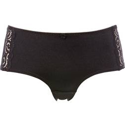 Trofé Irene Lace Midi Panties - Black