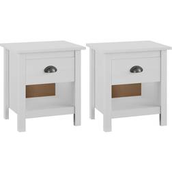vidaXL Hill Range Sengebord 35x46cm