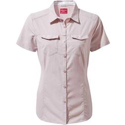 Craghoppers W Nosilife Adventure II Short Sleeves Shirt - Brushd Lilac