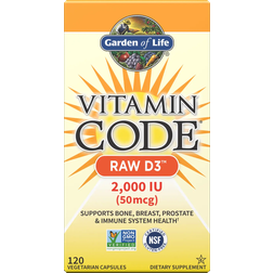 Garden of Life Vitamin Code Raw D3 2000lu 120