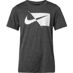 Nike Short-Sleeve Training T-shirt Kids - Black/White