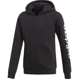 adidas Linear Hoodie Kids - Black/White