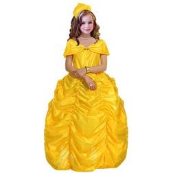 Widmann Kid's Queen Costume Yellow