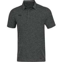 JAKO Premium Basics Polo Shirt Unisex - Anthracite Melange