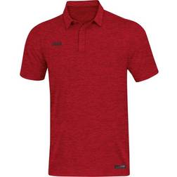 JAKO Premium Basics Polo Shirt Unisex - Red Melange