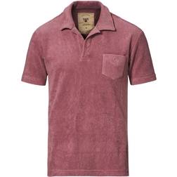 Oas Short Sleeve Terry Polo - Dusty Plum - Violet