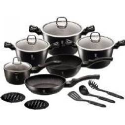 Berlinger Haus Black Silver Set mit Klappe 15 teile