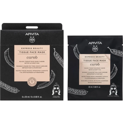 Apivita Express Beauty Tissue Face Mask Carob 20ml