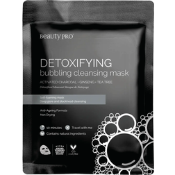 Beauty Pro Detoxifying Bubbling Cleansing Sheet Mask with Activated Charcoal