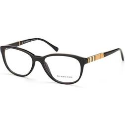 Burberry BE2172 3001 De Vue Femme Noires (Seulement Monture)