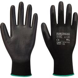 Portwest PU Palm Handschoen maat Medium, Black