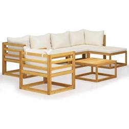 vidaXL 3057637 Loungeset, 1 Bord inkl. 1 Stolar & 4 Soffor