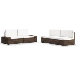 vidaXL 3054593 Loungesæt, borde inkl. 4 sofaer