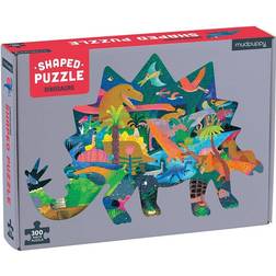 Mudpuppy Dinosaurs Shaped Scene 300 Pieces