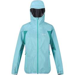 Regatta Women's Imber IV Lightweight Waterproof Hooded Walking Jacket - Cool Aqua/Turquoise