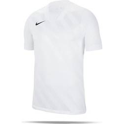 NIKE Challenge III Dri-FIT Short Sleeve Jersey Kids - White/Black