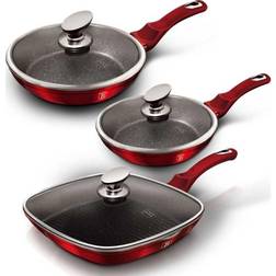 Berlinger Haus Metallic Line Burgundy Set mit Klappe 6 teile