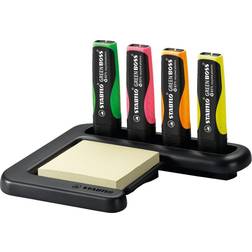 Stabilo Green Boss Deskset 4-pack