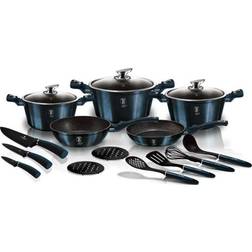 Berlinger Haus Metallic Line Aquamarine Set mit Klappe 17 teile