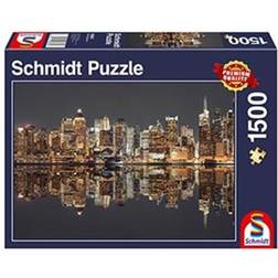 Schmidt Spiele New York Skyline at Night 1500 Bitar